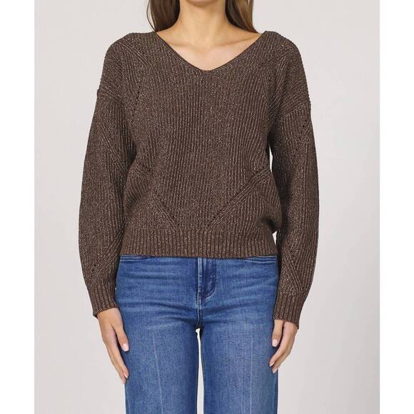 DEAR JOHN DENIM Sweaters - NEW DEAR JOHN DENIM camilla lurex sweater in cappuccino